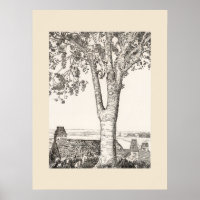 Cornwall Landscape Print, Eleanor Hughes Re-Strike