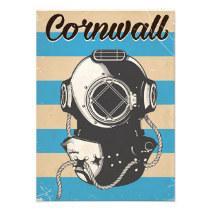 Cornwall Nautical travel poster