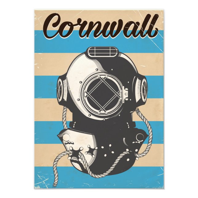 Cornwall Nautical travel poster (Front)