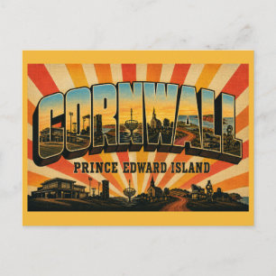 Cornwall Prince Edward Island Growing Suburb Postcard