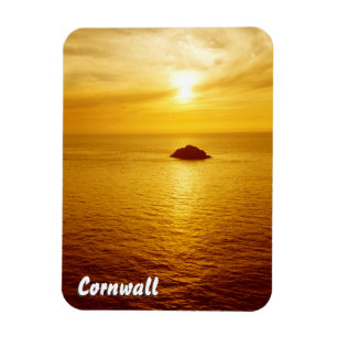 Cornwall sunset magnet
