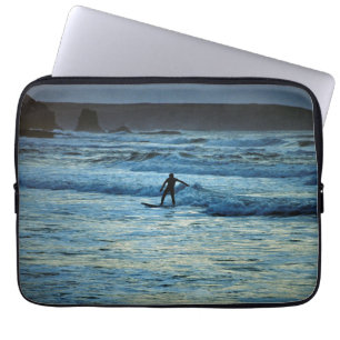 Cornwall surfer laptop sleeve