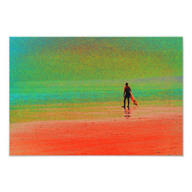 Cornwall surfer photo print (Front)