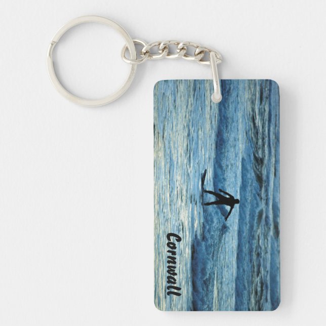 Cornwall surfing key ring (Front)
