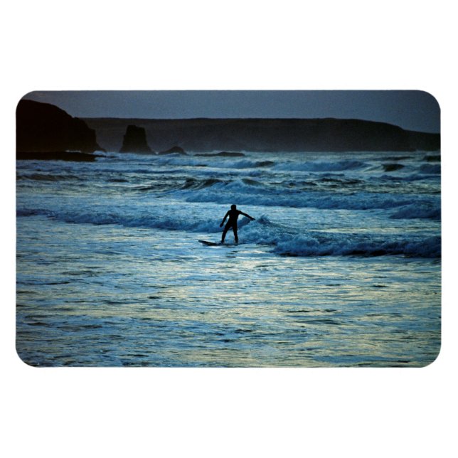 Cornwall surfing magnet (Horizontal)