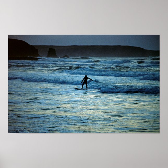 Cornwall surfing poster (Front)
