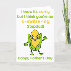 Corny, A-Maize-Ing Stepdad Father's Day Card