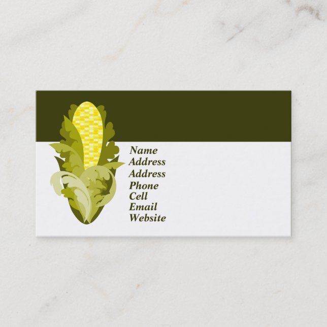 Corny Business Card (Front)