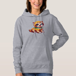 Corny Cuteness Halloween�s Sweetest Sloth Oversize Hoodie