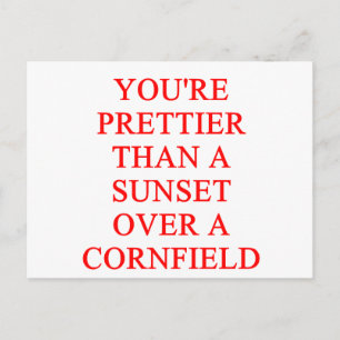 corny jokes postcard