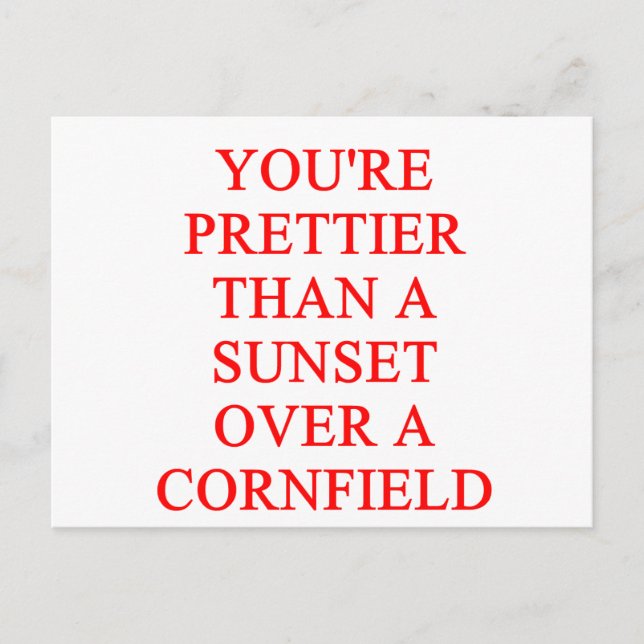 corny jokes postcard (Front)