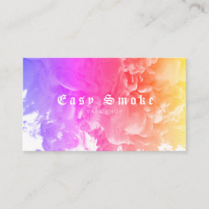 Corolful Smoke Vape Shop Business Card