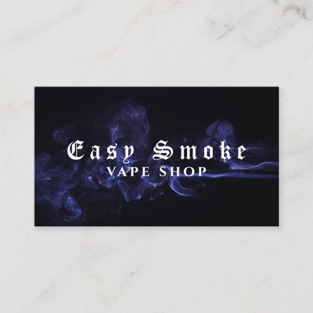 Corolful Smoke Vape Shop Business Card (Front)