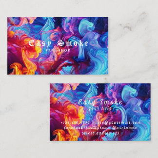 Corolful Smoke Vape Shop Business Card
