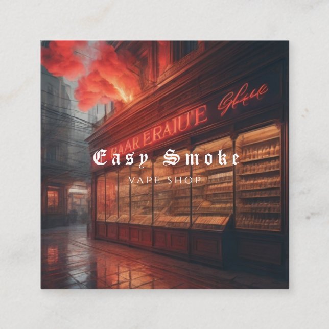 Corolful Smoke Vape Shop Business Card (Front)