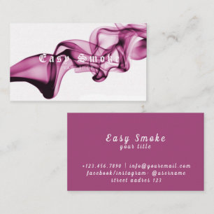 Corolful Smoke Vape Shop Business Card