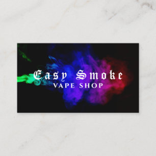 Corolful Smoke Vape Shop Business Card