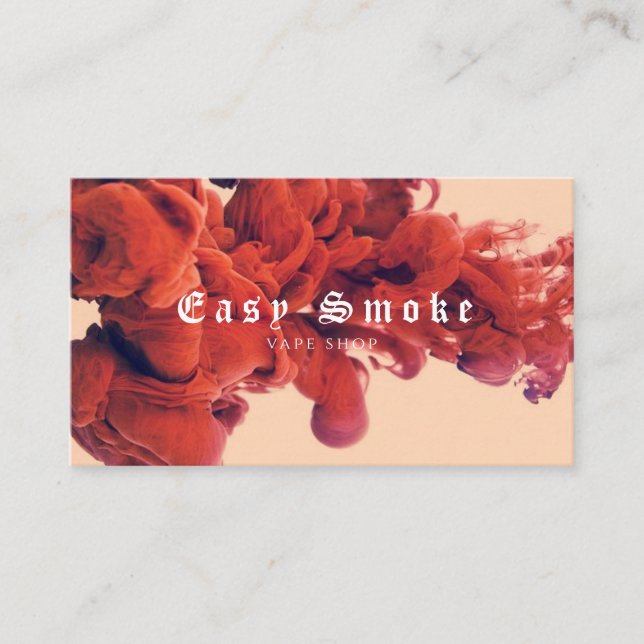 Corolful Smoke Vape Shop Business Card (Front)