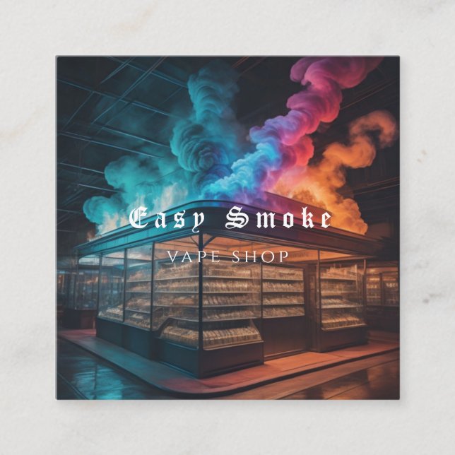 Corolful Smoke Vape Shop Business Card (Front)