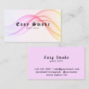 Corolful Smoke Vape Shop Business Card