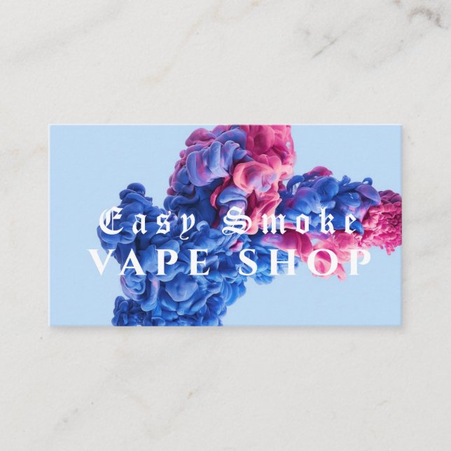 Corolful Smoke Vape Shop Business Card (Front)