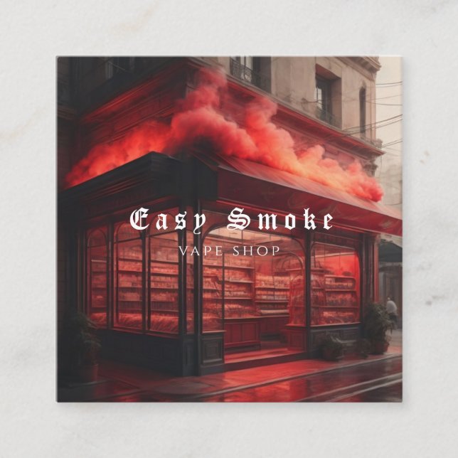 Corolful Smoke Vape Shop Business Card (Front)