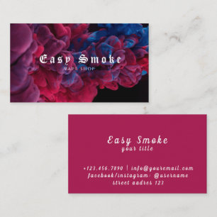 Corolful Smoke Vape Shop Business Card