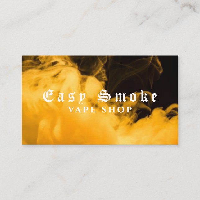 Corolful Smoke Vape Shop Business Card (Front)