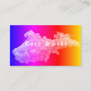 Corolful Smoke Vape Shop Business Card