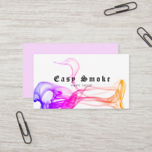 Corolful Smoke Vape Shop Business Card