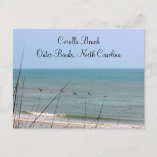 Corolla Beach OBX Postcard