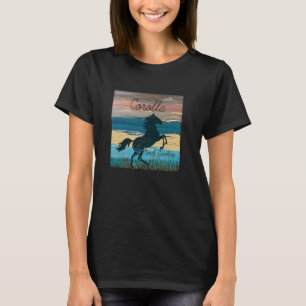 Corolla NC Outer Banks Wild Horses Nautical Coasta T-Shirt