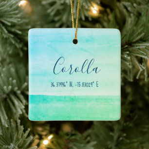 Corolla, NC The Outer Banks Personalized Ornament