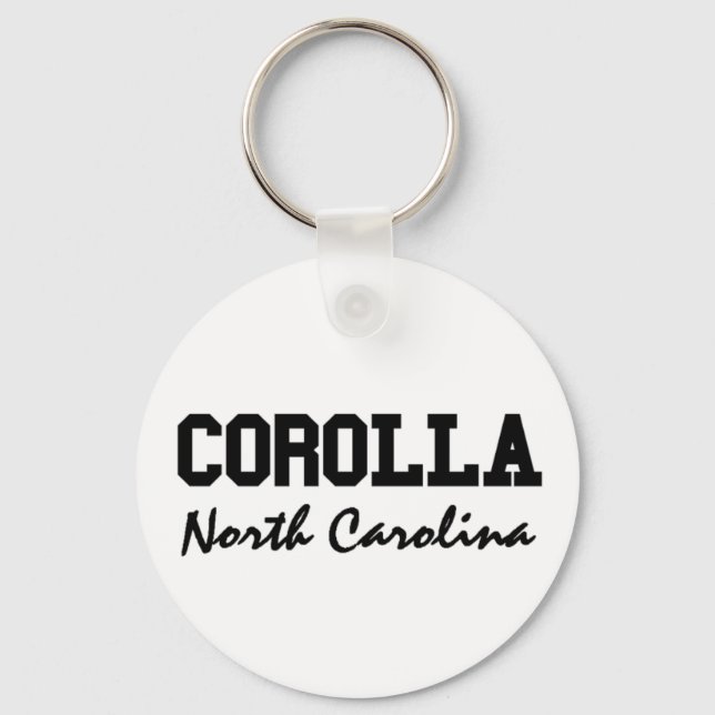 Corolla North Carolina Key Ring (Front)