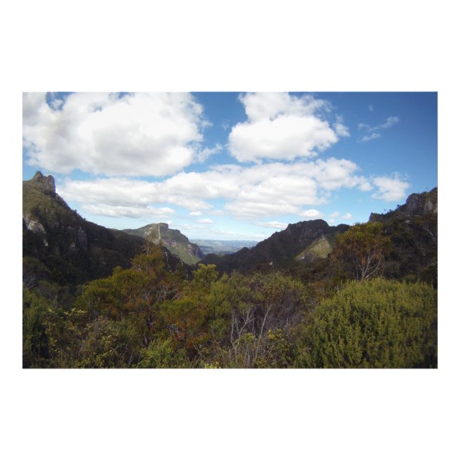 Coromandel New Zealand Pinnacles GoPro wide Photo Print (Front)