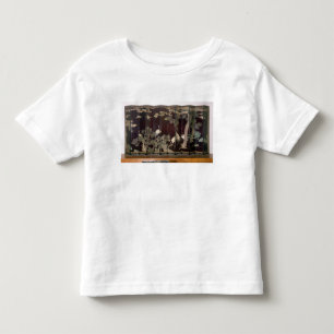 Coromandel screen depicting cranes toddler T-Shirt