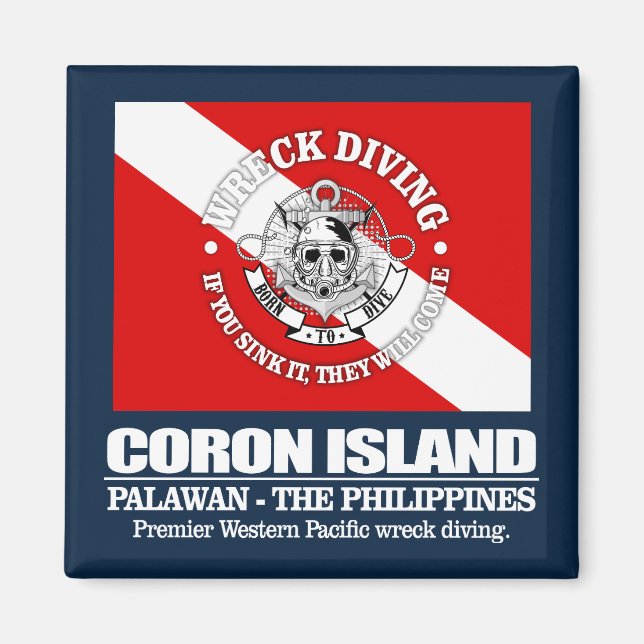 Coron Island (best wrecks) Magnet (Front)