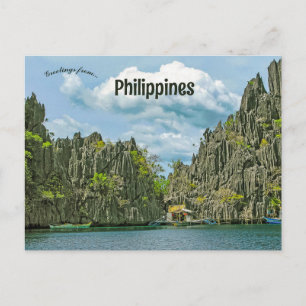 Coron Island Philippines Postcard