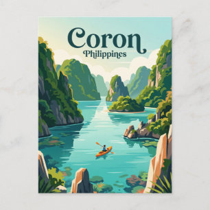 Coron, Palawan Philippines Postcard
