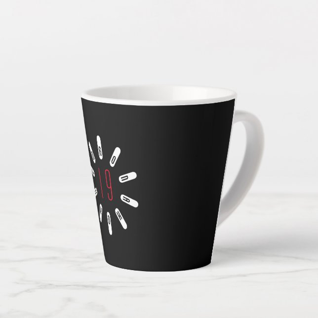 CORONA 19 HOAX Coffee Mug (Right Angle)