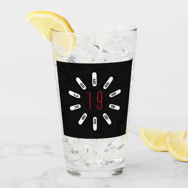 CORONA 19 HOAX Glass (Front Ice)