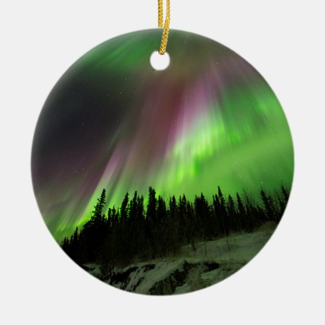 Corona Aurora Ceramic Ornament (Front)