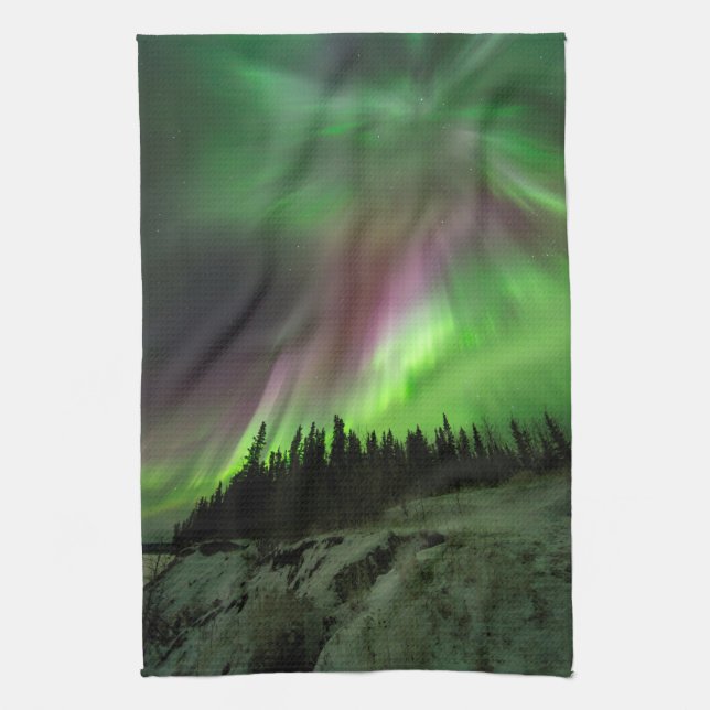 Corona Aurora Tea Towel (Vertical)