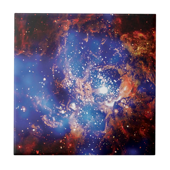 Corona Australis Coronet Star Cluster Space Photo Ceramic Tile (Front)