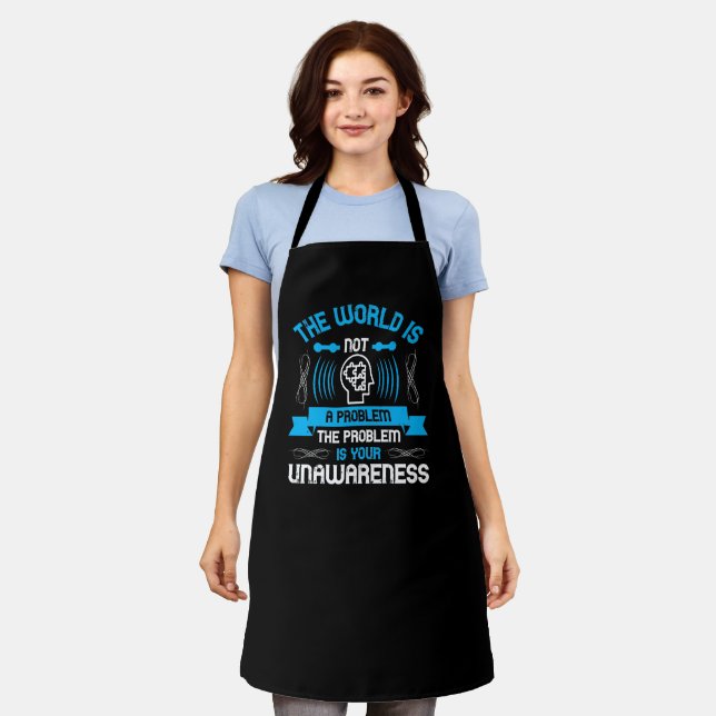 Corona Awareness - Problem Is Unawareness Apron (Worn)