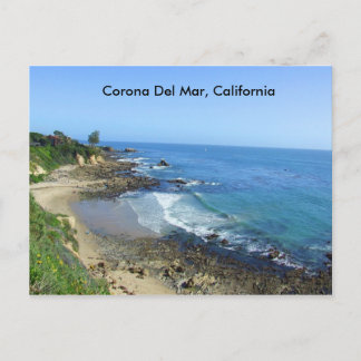 Corona Del Mar, Beach, California Coast, Postcard