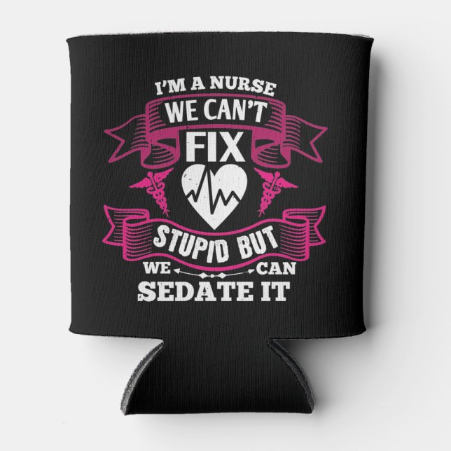 Corona Nurses - America's Nurses Can Cooler (Front)