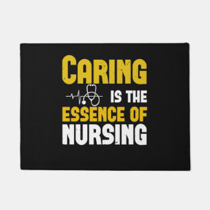 Corona Nurses - Caring Is The Essence Doormat