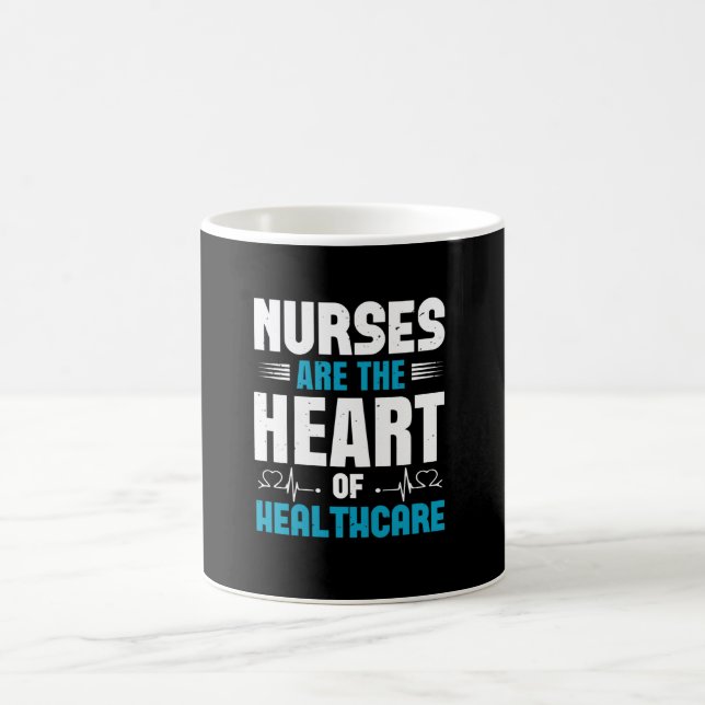 Corona Nurses - Heart Of Health Care Coffee Mug (Center)