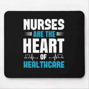 Corona Nurses - Heart Of Health Care Mouse Pad